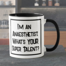 Anästhesist Super Talent. Zwei Tone-Kaffee-Tasse