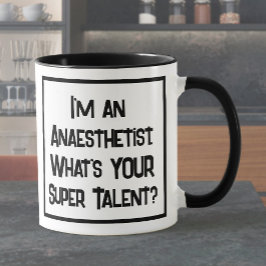Anästhesist Super Talent. Zwei Tone-Kaffee-Tasse Tasse
