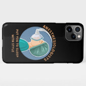 Anästhesisten bringen dich stilvoll schlafen iPhone hülle (Rückseite (Horizontal))