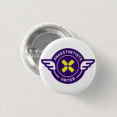 Anästhesisten verbinden Abzeichen Button (Vorne & Hinten)