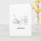 Anästhesistische Grußkarten Karte (Gelbe Blume)