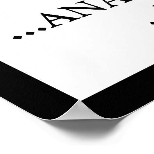 ANÄSTHETIK VERRINGERT DIE ZONE POSTER (Ecke)