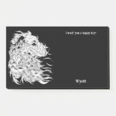 Anatolian Shepherd Abstrakt Art Dog Name Post-it Klebezettel (Vorderseite)