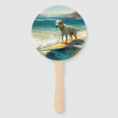 Anatolian Shepherd Beach Surfmalerei Fächer (Vorderseite)
