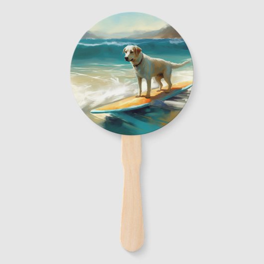 Anatolian Shepherd Beach Surfmalerei Fächer (Vorderseite)