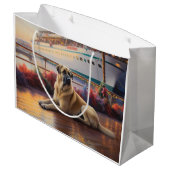 Anatolian Shepherd Christmas Cruise: Pawsome Große Geschenktüte (Rückseite Schrägansicht)