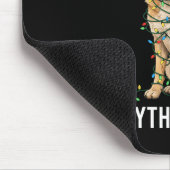 Anatolian Shepherd Christmas I'm Fine Everything I Mousepad (Ecke)