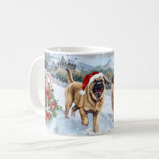 Anatolian Shepherd Christmas Kaffeetasse (Vorderseite Links)