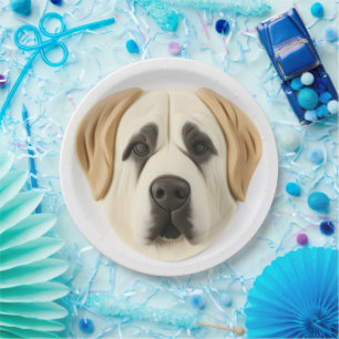 Anatolian Shepherd Dog 3D Inspiriert Pappteller