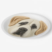 Anatolian Shepherd Dog 3D Inspiriert Pappteller (Schrägansicht)
