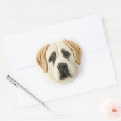 Anatolian Shepherd Dog 3D Inspiriert Runder Aufkleber (Umschlag)