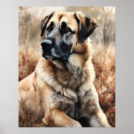 Anatolian Shepherd Dog Art Print Poster