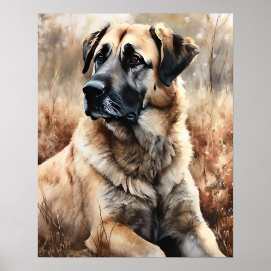 Anatolian Shepherd Dog Art Print Poster (Vorne)