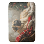 Anatolian Shepherd Dog Christmas festival Badematte (Vorderseite Vertikal)