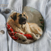 Anatolian Shepherd Dog Christmas festival Button (Beispiel)