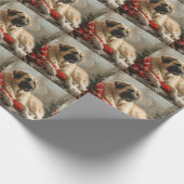 Anatolian Shepherd Dog Christmas festival Geschenkpapier (Ecke)