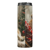 Anatolian Shepherd Dog Christmas festival Thermosbecher (Rückseite)