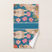 Anatolian Shepherd Dog Floral farbiges Muster Badhandtuch Set (Handtuch)