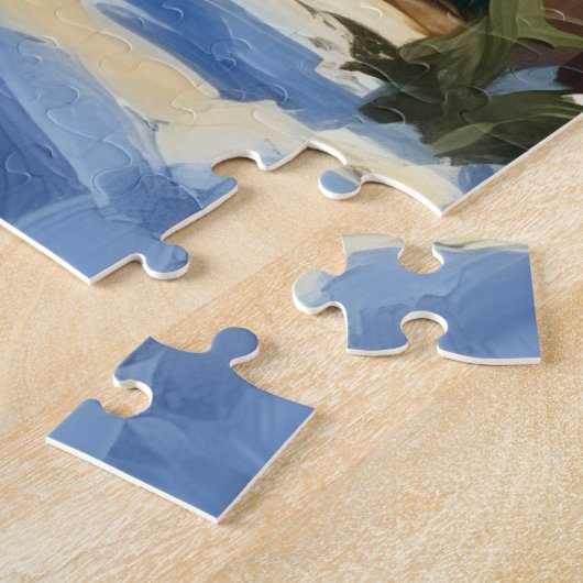 Anatolian Shepherd Dog Guarding Nativity Scene Puzzle (Seite)