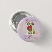Anatolian Shepherd Dog Heart Mama Button (Vorne & Hinten)