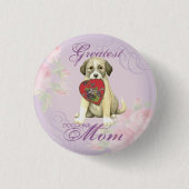 Anatolian Shepherd Dog Heart Mama Button (Vorderseite)