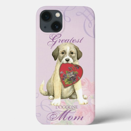 Anatolian Shepherd Dog Heart Mama Case-Mate iPhone Hülle (Rückseite)