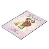 Anatolian Shepherd Dog Heart Mama Notizblock (Linke Seite)