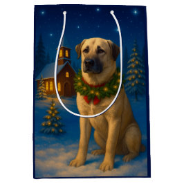 Anatolian Shepherd Dog Holiday  Mittlere Geschenktüte