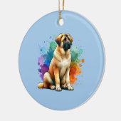 Anatolian Shepherd Dog Keramik Ornament (Links)