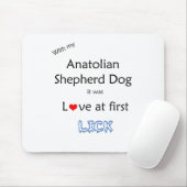 Anatolian Shepherd Dog Lick Design Mousepad (Mit Mouse)