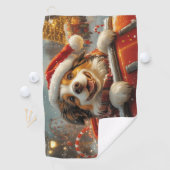 Anatolian Shepherd Dog Roller Untersetzer Weihnach Golfhandtuch (Insitu)