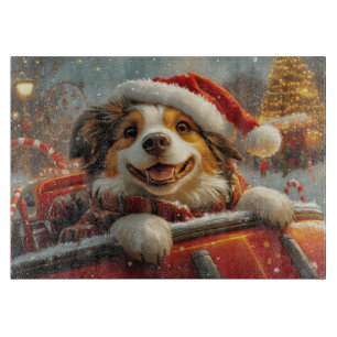 Anatolian Shepherd Dog Roller Untersetzer Weihnach Schneidebrett