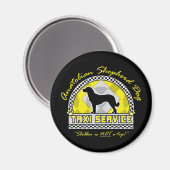 Anatolian Shepherd Dog Taxi Service Magnet (Vorderseite/Rückseite)