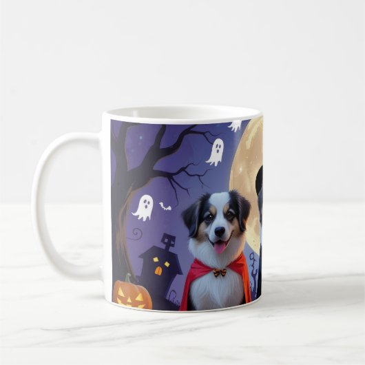 Anatolian Shepherd Dogs Pumpkin Halloween Funny Kaffeetasse (Links)