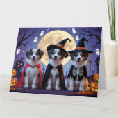 Anatolian Shepherd Dogs Pumpkin Halloween Funny Karte (Vorderseite)