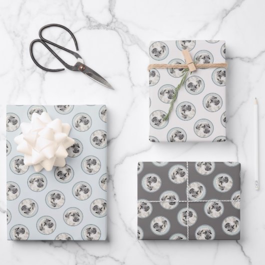 Anatolian Shepherd Fawn Malerei Original Dog Art Geschenkpapier Set (Vorderseite)