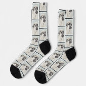 Anatolian Shepherd Fawn Malerei Original Dog Art Socken (Linkes Detail)