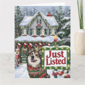 Anatolian Shepherd Festive Realtor Weihnachten Karte (Vorderseite)