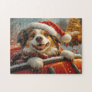 Anatolian Shepherd Hund Achterbahn Weihnachten Puzzle
