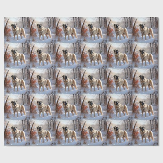 Anatolian Shepherd Let It Snow Christmas Geschenkpapier (Flach)
