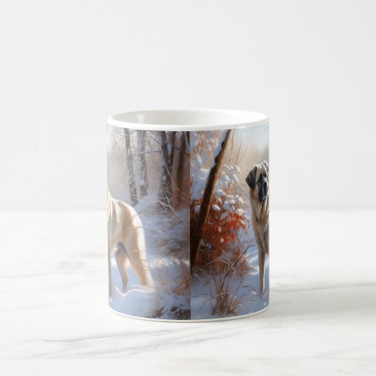 Anatolian Shepherd Let It Snow Christmas Kaffeetasse (Mittel)