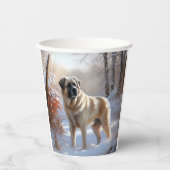 Anatolian Shepherd Let It Snow Christmas Pappbecher (Vorderseite)