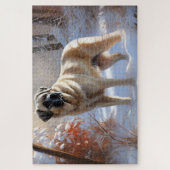 Anatolian Shepherd Let It Snow Christmas Puzzle (Vertikal)