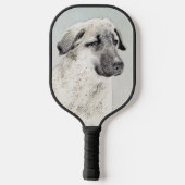 Anatolian Shepherd Painting - Original Dog Art Pic Pickleball Schläger (Rückseite)