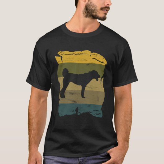 Anatolian Shepherd Retro Silhouette for Kangal Own T-Shirt (Vorderseite)