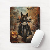 Anatolian Shepherd Riding Motorrad Halloween Mousepad (Mit Mouse)