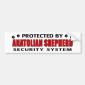 Anatolian Shepherd Security Autoaufkleber (Vorne)