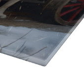 Anatolian Shepherd Snowy Sleigh Weihnachtsdekor Schneidebrett (Ecke)