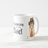 Anatolian Shepherd Vater Kaffeezucht Tasse (VorderseiteRechts)