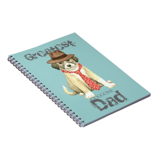 Anatolian Shepherd Vater Notebook Notizblock (Rechte Seite)